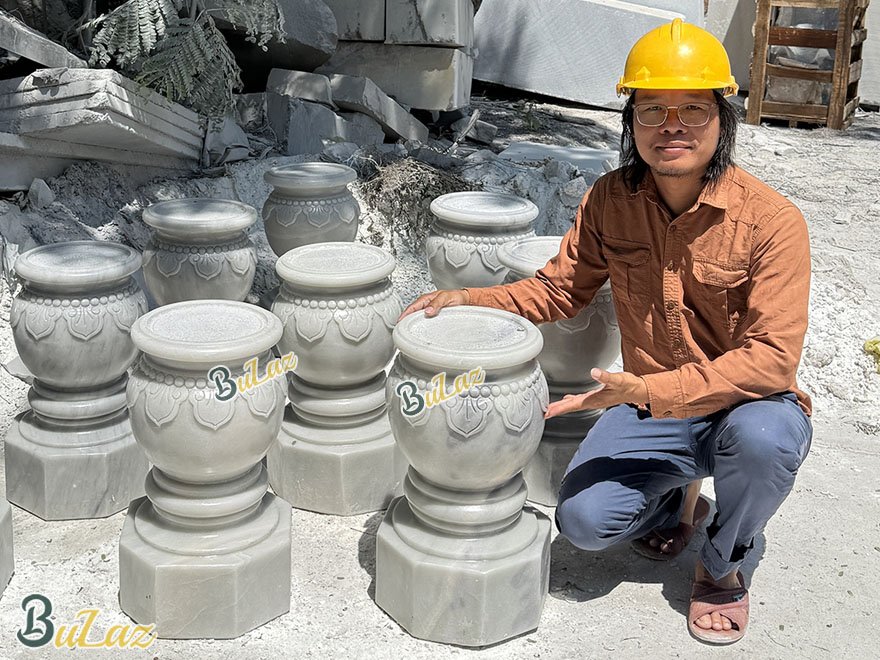 Đá Kê chân cột nhà gỗ (55cm)