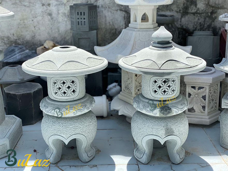 Đèn Đá Sân Vườn Kiểu Nhật Sa Thạch