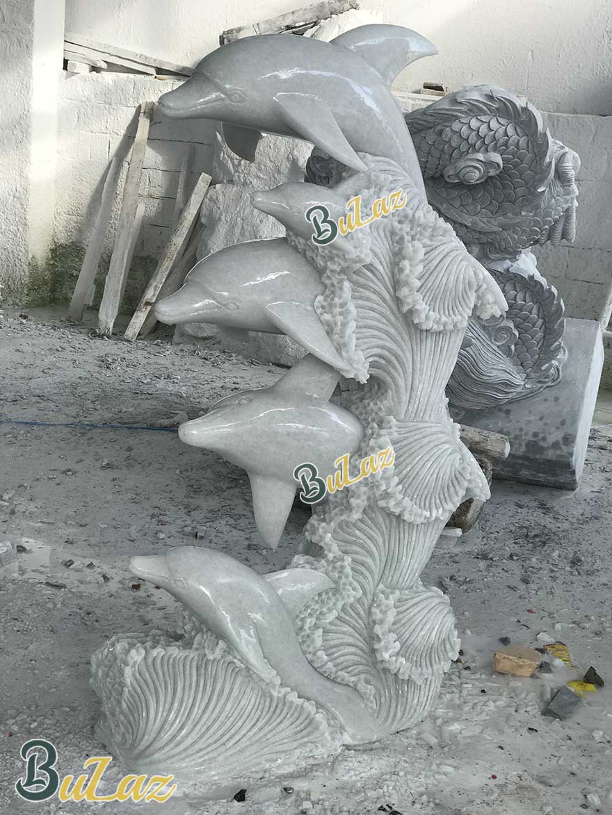 tượng ca heo bằng đá