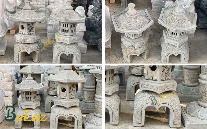 Đèn đá Sân vườn Sa thạch (50cm)