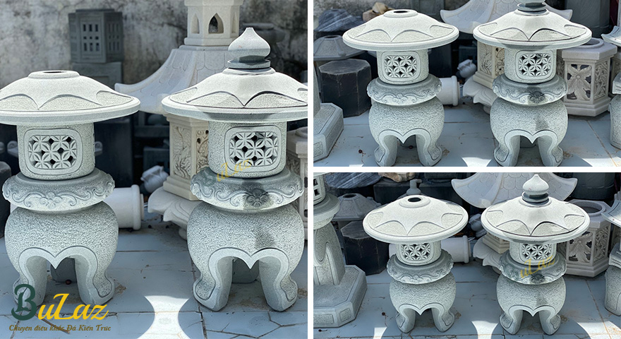 Đèn Đá Sân Vườn Kiểu Nhật Sa Thạch
