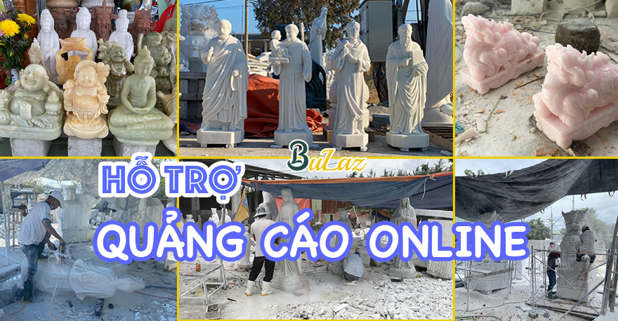 hỗ trợ quảng cáo online ngành đá mỹ nghệ, đá phong thuỷ